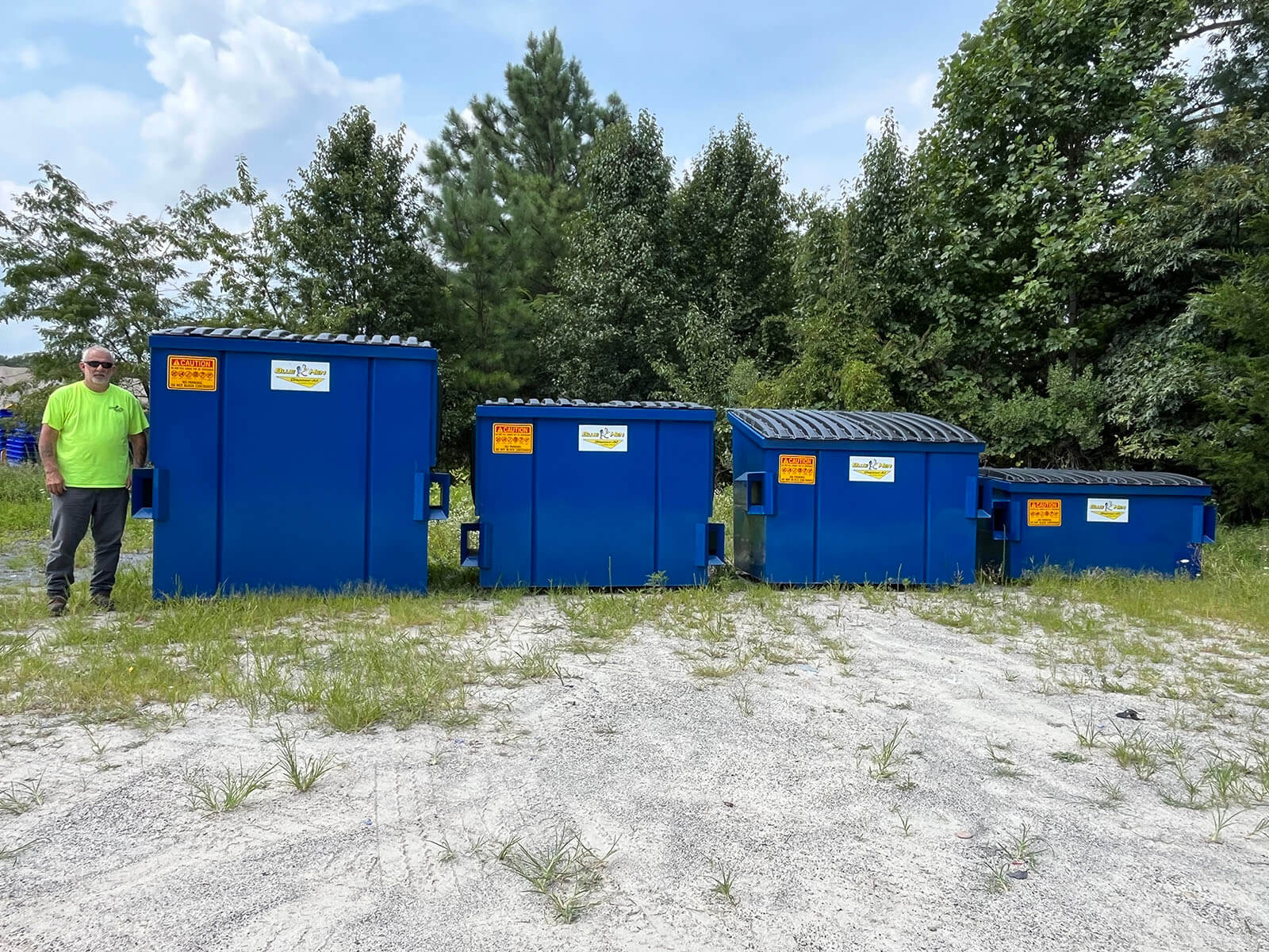 Trash containers Trash containers